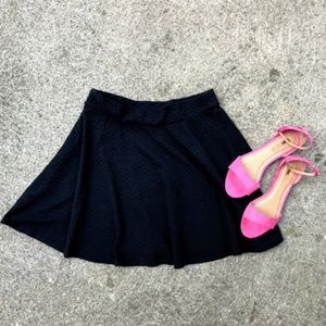 Black Skater Skirt - Medium